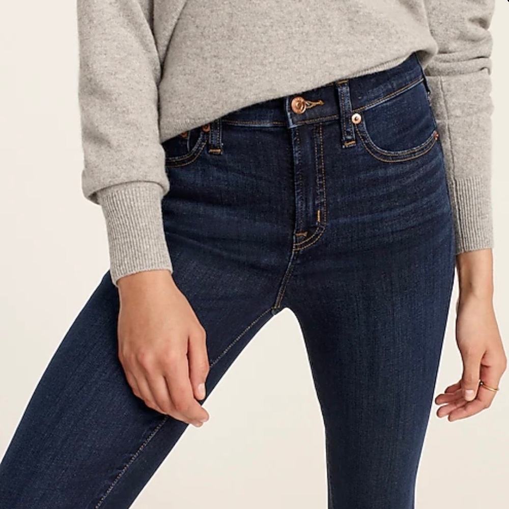 J Crew 8” Toothpick Jeans